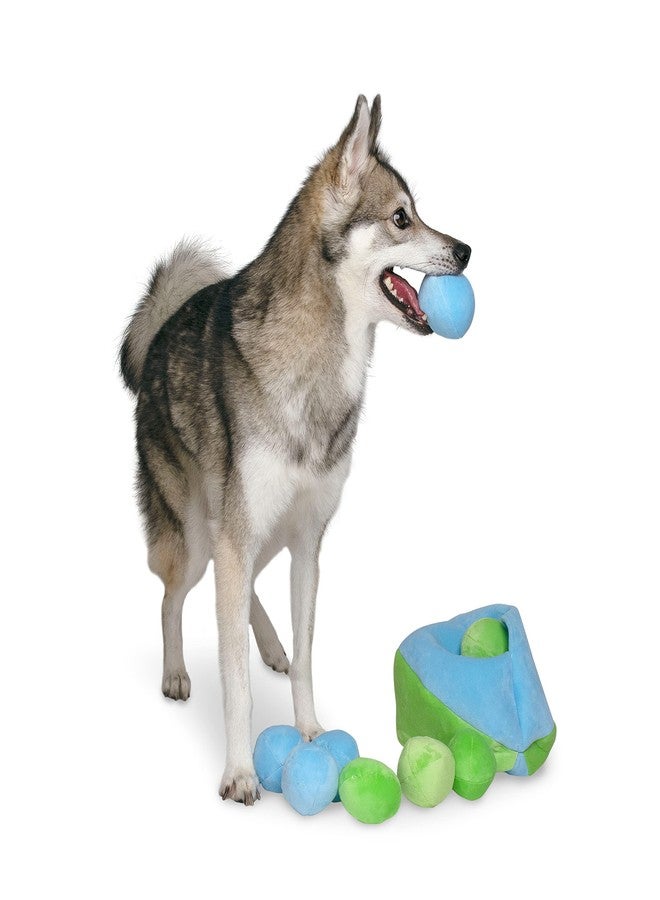 Midlee Hide a Ball Dog Toy - Blue/Green (Large) - Image 3